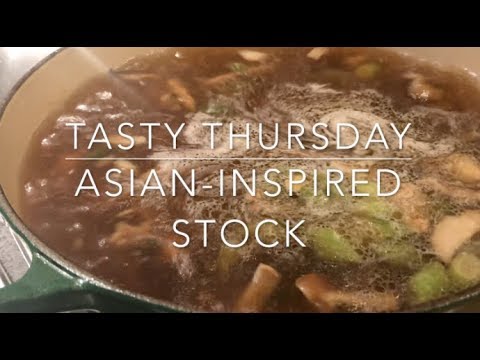 How to make homemade Asian-flavored vegetable stock - a Tasty Thursday video