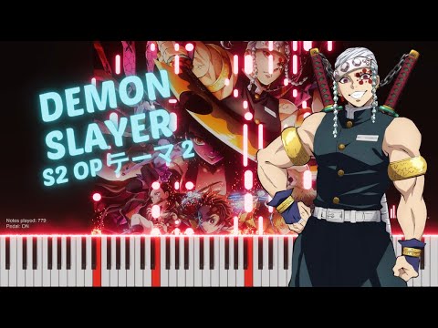 Demon Slayer Season 2 OP Piano「Zankyou Sanka」Cover - 鬼滅の刃OP「残響散歌」(ピアノ)