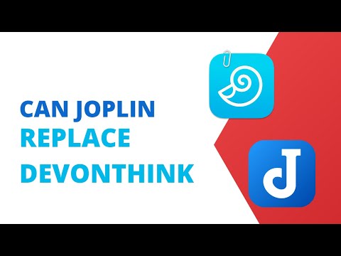 Can Joplin Replace DEVONthink?