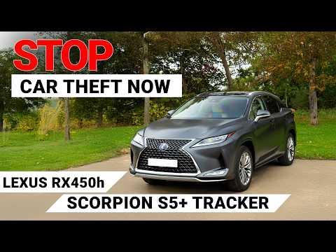 Protect Your Lexus with the BEST Car Security Tracker - Scorpion S5+