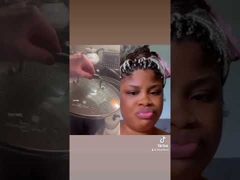 She made a bean stew with sausage and called it Stew Peas!The audacity🤦🏾‍♀️ #food #reaction #viral