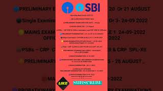 Upcoming Bank Exam 2022 Bank Exam 2022 #sbi #sbipo2022 #sbiclerk2022 #rbiassistant2022 #banking #rbi