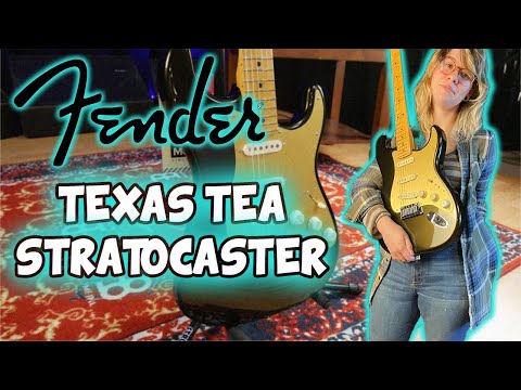 Fender American Ultra Stratocaster in Texas Tea Demo