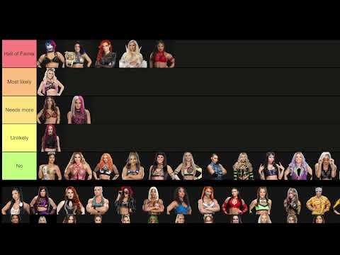 WWE Hall of Fame Chances for the active Women's Roster // Tier List