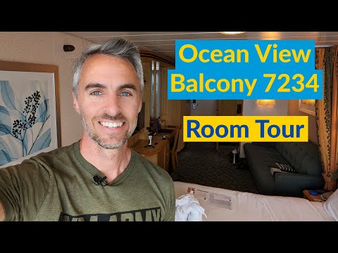 Ocean View Balcony 7234 Room Tour on Independence of the Seas | Royal Caribbean