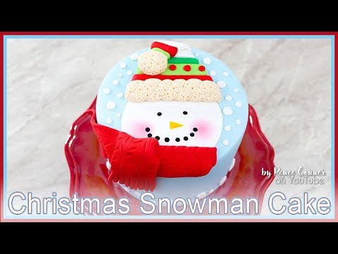 Christmas Snowman Cake | Renee Conner