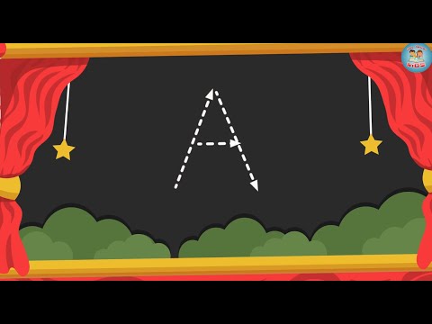 Writing Alphabets A-Z Letters for Children | Nursery Rhymes and Kids Songs