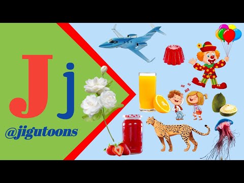 Letter J words for kids /Jletter words/Words start with letter J/J words/J for words@JiguToons