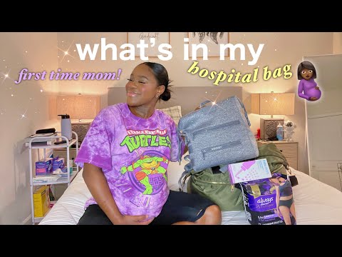 BABY #1 WHAT'S IN MY HOSPITAL BAG FOR LABOR AND DELIVERY 2023! 39 Weeks Pregnant | Simone Cristina