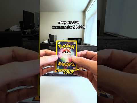 $1,000 Fake Charizard Pokemon Card Scam