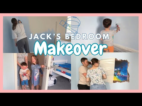 JACK’S BEDROOM MAKEOVER | SUPER MARIO BEDROOM DECOR