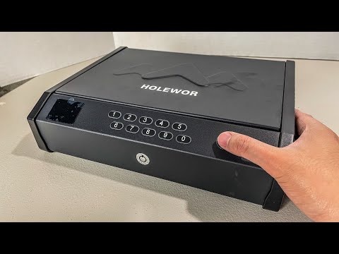 Holewor Biometric Safe - How it WORKS (Setting up Fingerprint)