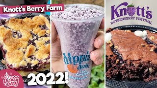 8 FOODS TO TRY at Knott's Boysenberry Festival 2022 OPENING WEEKEND | Knott's Berry Farm Vlog