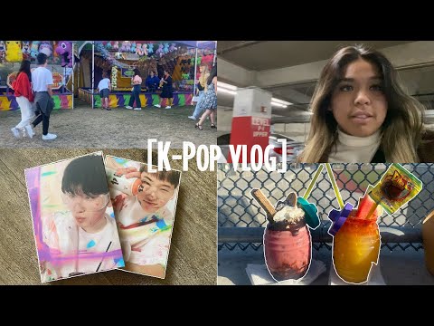 k-pop vlog💫: k night market & Face the Sun CARAT Version!