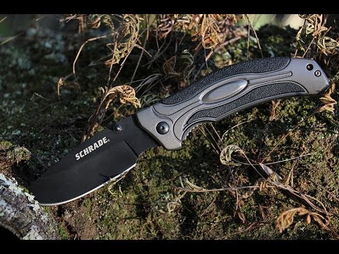 NEW! Schrade SCH205 Everyday Carry Folding Knife -- Best Lightweight EDC Pocket Folding Knife