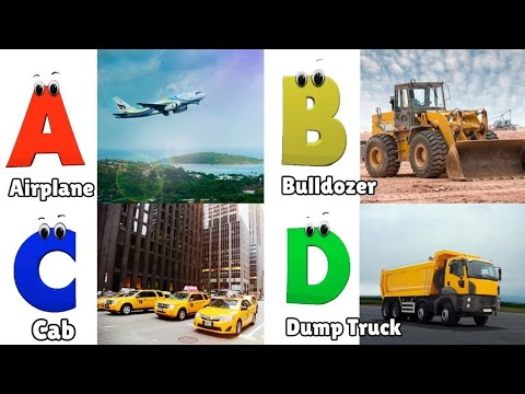 Vehicle ABC Song | Vehicles Alphabet Song for kids | Phonics for Kids | Alphabet Letters