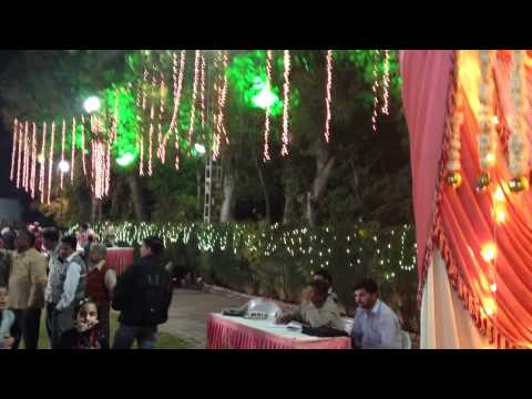 Sharad's Brother's Wedding Entrace Hallway - Wadih's first Indian Wedding 2012