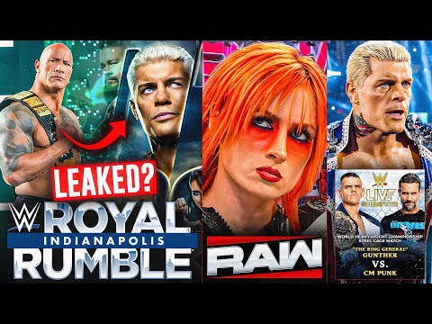 *LEAKED! The Rock In ROYAL RUMBLE Poster? TEASED | Becky Lynch RETURN SPOILER, Cody Rhodes| WWE News