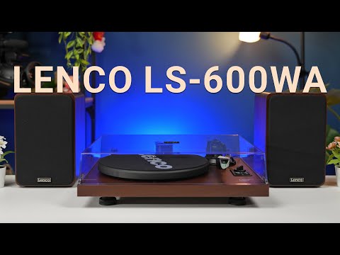 Обзор Lenco LS-600WA | Виниловый проигрыватель с акустикой 2.0