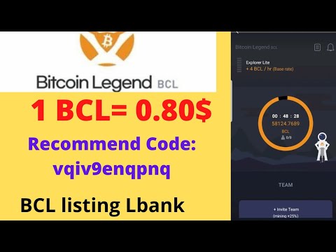 #Bitcoin Legend || 1 BCL= 0.80$ | BCL Network | #bitcoinlegend #bitcoinlegendcoin #bcl #airdrop #btc