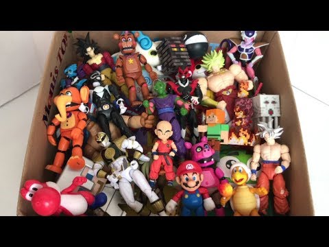 Action Figures with Names Krillin Broly Freddy Mario Minecraft Toys White Ranger