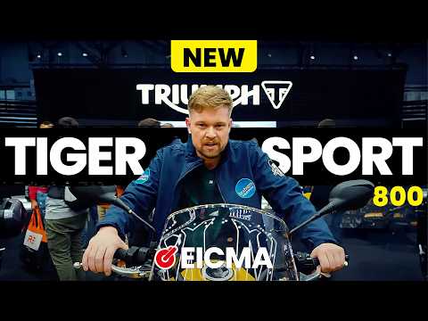 EICMA 2024: New Triumph Tiger Sport 800 2025 | Full Specs and Price!