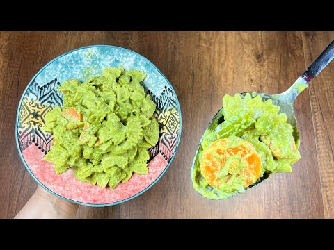 Father’s Day dinner idea | green vegetabl pasta | tasty | healthy | delicious | Spinach sauce 🍝