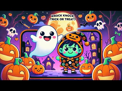 Knock Knock, Trick Or Treat? | Halloween Song for Kids & Nursery Rhymes  @dotstory-educationalvideo