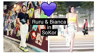 Ruru Madrid and Bianca Umali in SoKor #rurumadrid #biancaumali #korea #southkorea #sokor