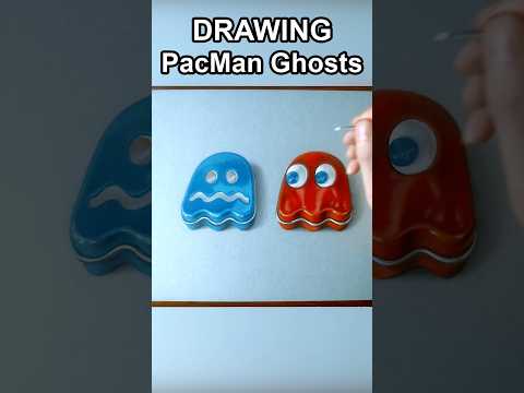 Hyper-realistic Candy Tin Box #drawing #pacman