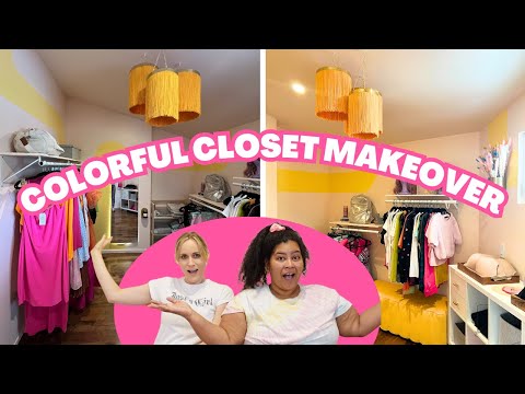 A Colorful Maximalist Wheelchair Accessible Closet Makeover ft. Danielle Perez