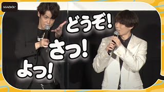 “ラインハルト”宮野真守、“ミュラー”上村祐翔と軽妙なやり取り　「銀河英雄伝説 Die Neue These 策謀」第一章の上映会に登場