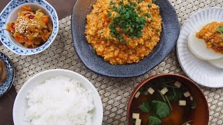 ご飯のお供に！トマト肉味噌の作り方！