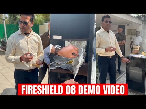 “Introducing Fireshield 08 - Your reliable guardian against fires in enclosed spaces! 🔥 | Demo Video