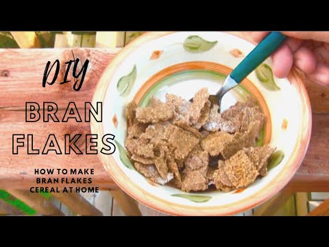 Bran Flakes Cereal Recipe ~ How To Make Bran Flakes Cereal At Home