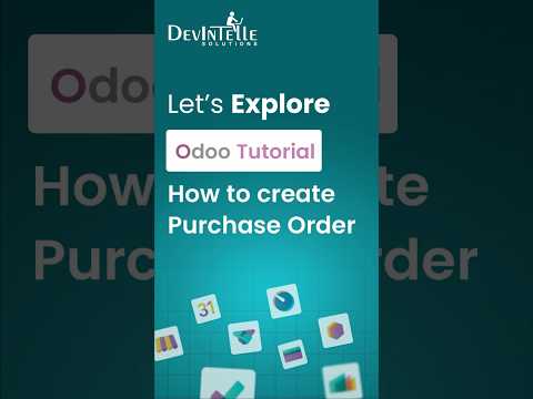 How To Create Purchase Order In Odoo | Purchase Order in 60 Seconds