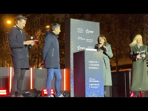 Champs Élysées Lighting Ceremony 2024 - Anne Hidalgo speech (french)