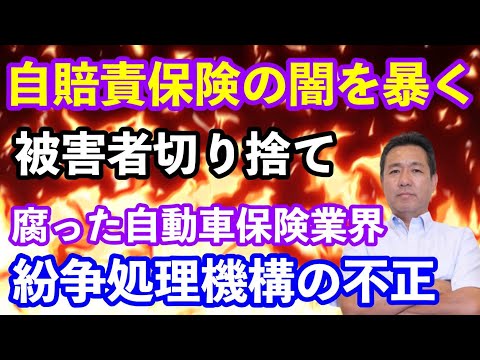 自賠責保険の闇を暴く　自賠責紛争処理機構が行っていた被害者切り捨ての真実　柳原三佳さん登場