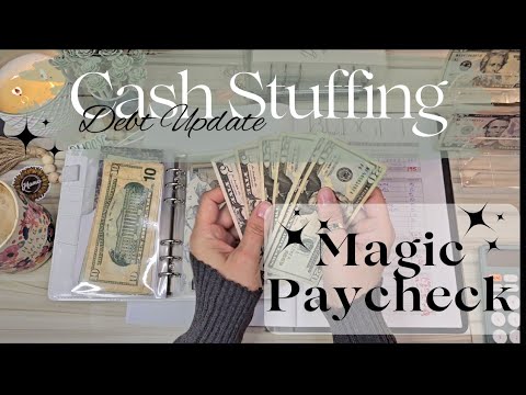 Magic Month Debt Payoff | Cash Wallet Set Up #financialfreedom #cashstuffing #debtfreejourney #how