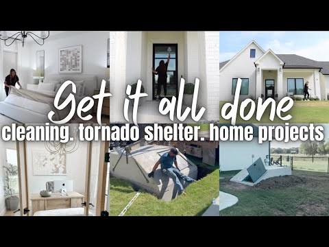 GET IT ALL DONE FALL 2024 | TORNADO SHELTER INSTALL | CLEANING + HOME PROJECTS 2024