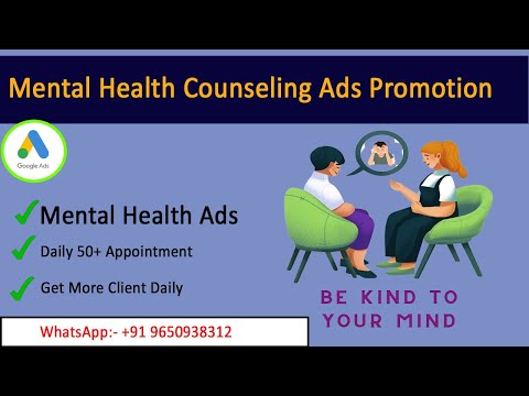 Mental Health Counselor Ads Promotions || Google Ads a Mental Health Daily 50+ Client|🧘🏻‍♂️🧘🏻‍♂️🍀🍀