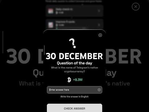 Dropee Question of the day Code Today 30 December | Dropee Question of the day Code | Dropee Code