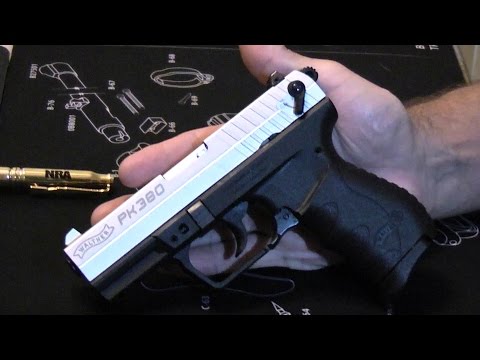 Walther PK380 - Easy to handle pistol.