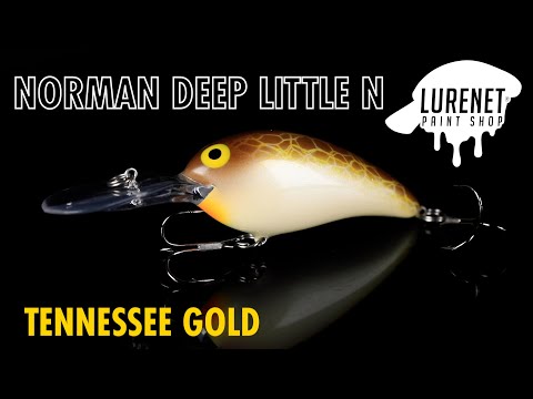 Norman Deep Little N Tennessee Gold - Lurenet Paint Shop (Custom Painted Lures)