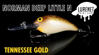 Norman Deep Little N Tennessee Gold - Lurenet Paint Shop (Custom Painted Lures)