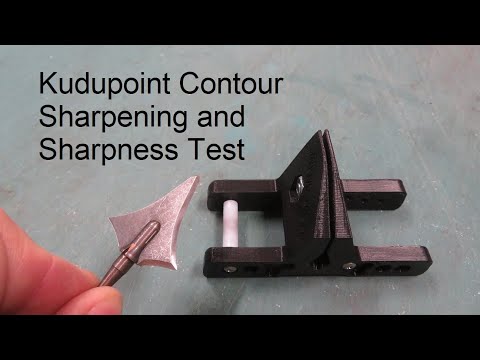 Kudupoint Contour sharpening and sharpness test