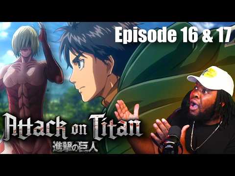 Reaction To New Lady Titan!!! | ATTACK ON TITAN  EPISODE16-17 |