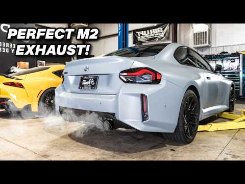 BMW M2 Exhaust INSTALL! OEM+ G87 Valvetronic Mid-Pipe (Cold-Start, Acceleration)