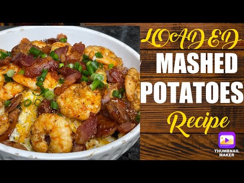 BEST mashed potatoes recipe |LOADED MASHED POTATOES #mashedpotatoes #thanksgiving #sidedish #mashed