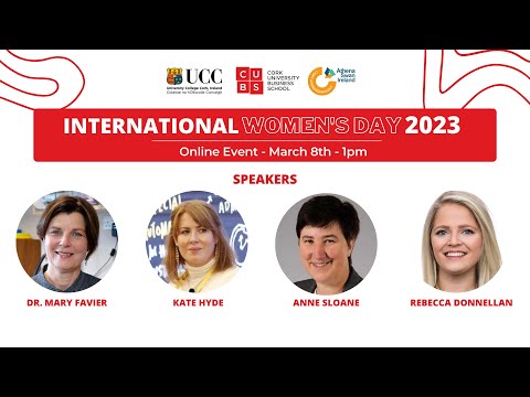 International Women's Day 2023 Webinar | Cork University Business School